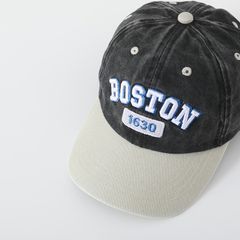 [Hè 2024] Mũ Bóng Chày Thêu Chữ BOSTON Bé Trai Chống Nắng Thoáng Khí Mùa Hè 3-8 Tuổi