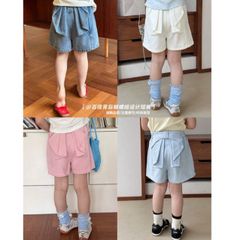 Quần Short Nơ Sau Cho Bé Gái - Thời Trang Hè Xinh Xắn, Chất Liệu Mềm Mại, Phù Hợp 3-10 Tuổi, Mix Đồ Dễ Dàng
