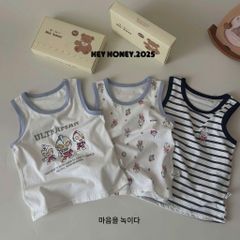 Bộ Đồ Lót Dễ Thương Cho Bé Trai - Cotton Mềm Mại An Toàn - Áo Ba Lỗ & Quần Short Đáng Yêu 2-7 Tuổi từ HeyHoney.