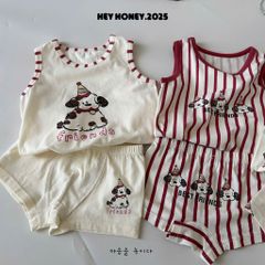 Bộ Đồ Lót Dễ Thương Cho Bé Trai - Cotton Mềm Mại An Toàn - Áo Ba Lỗ & Quần Short Đáng Yêu 2-7 Tuổi từ HeyHoney.