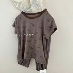 Bộ Đồ Cộc Tay Quần Dài Chống Muỗi Cho Bé - Cotton Mát Mẻ Họa Tiết Dễ Thương, Thời Trang Hè 2025, Phù Hợp Với Bé Trai & Bé Gái