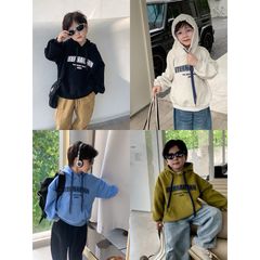 Áo Hoodi Có Mũ Thu Đông Ambb Kids Cho Bé Trai Bé Gái - Áo Khoác Rộng Phong Cách Năng Động, Chất Liệu Thun Co Giãn 4 Chiều