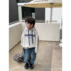 Áo Hoodi Có Mũ Thu Đông Ambb Kids Cho Bé Trai Bé Gái - Áo Khoác Rộng Phong Cách Năng Động, Chất Liệu Thun Co Giãn 4 Chiều