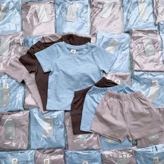 [Thanh lý] BỘ COTTON HM VẢI XƯỢC 4 CHIỀU XUẤT DƯ CHO BÉ