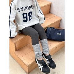 Quần Legging Nối Tất Dày Dặn Cho Bé Gái 1-8 Tuổi - Thời Trang Thu Đông Phong Cách Hàn Quốc, Co Dãn Mềm Mại