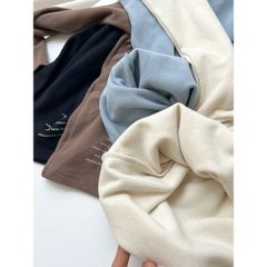 Áo Nỉ Giữ Nhiệt Cổ 3 Phân SPUR Cho Bé Gái và Bé Trai - Phong Cách Năng Động Thời Trang Thu Đông 2023