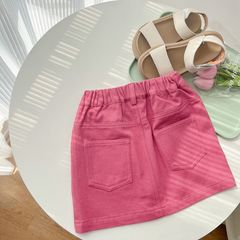 Áo Sơ Mi Thêu Hoa Tay Phồng và Chân Váy Hồng Dễ Thương Cho Bé Gái - Thời Trang Mùa Hè Năng Đ động Ambb Kids