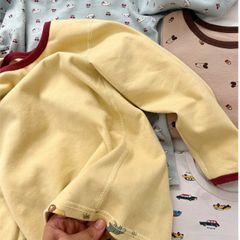 Bộ Quần Áo Ngủ Dài Tay AmbbKids 2025 - Vải Cotton Kháng Khuẩn 10A Dễ Thương Cho Bé Trai và Bé Gái, Thời Trang Thu Đông ấm áp
