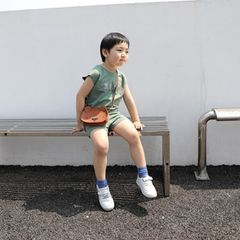 Bộ Cộc Tay Hình Gấu Dễ Thương 100% Cotton Minky Mom Cho Bé - Thoáng Mát, An Toàn, Phù Hợp Với Mọi Bé Từ 7-26kg