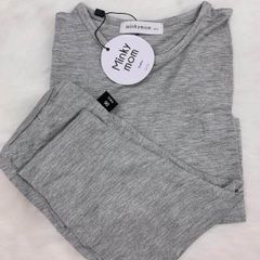 Bộ Dài Tay Thun Lạnh Cạp Cao MinkyMom - Thời Trang Thu Đông Cho Bé, Chất Liệu Cotton Mềm Mại, An Toàn và Thoáng Mát