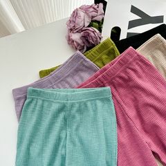 Quần Dài Tăm Mỏng Ống Loe Bé Gái Ambb Kids - Quần Legging Thun Mềm Mại, Thoải Mái Dành Cho Trẻ 1-8 Tuổi Phong Cách Hiện Đại