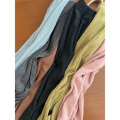 Quần Dài Tăm Mỏng Ống Loe Bé Gái Ambb Kids - Quần Legging Thun Mềm Mại, Thoải Mái Dành Cho Trẻ 1-8 Tuổi Phong Cách Hiện Đại