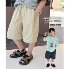 Quần Short Đá Bóng Đa Năng Phối Lưới Cotton Mùa Hè Cho Bé - Thoải Mái, Mỏng Mát, Phong Cách Hàn Quốc 1-8 Tuổi