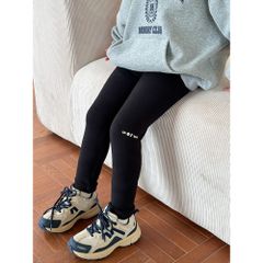 Quần Legging Nỉ Lót Lông Dày Dặn 280g Cho Bé Gái - Thời Trang Mùa Đông Hàn Quốc, Co Dãn Mềm Mại, Phong Cách Năng Động 1-8 Tuổi