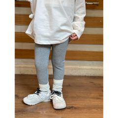Quần Legging Nỉ Lót Lông Dày Dặn 280g Cho Bé Gái - Thời Trang Mùa Đông Hàn Quốc, Co Dãn Mềm Mại, Phong Cách Năng Động 1-8 Tuổi