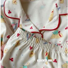 Bộ Pijama Dài Tay Cotton Cao Cấp Cho Bé Trai Bé Gái - Hoạ Tiết Dễ Thương Xuất Hàn 2025 - Thời Trang Trẻ Em Ấm Áp