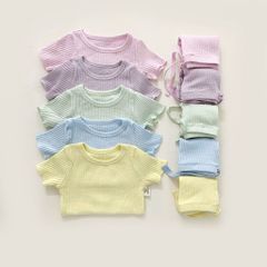 [2024] Bộ Cộc Gân Peekaboo Quần Ôm Body Đùi Siêu Yêu Phong Cách Hàn Quốc Cho Bé Bảng Màu Pastel Siêu Ngọt Mới Hè 2023