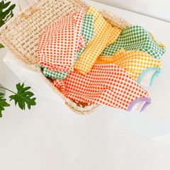 Bộ Dài Tay Kẻ Caro Hàn Quốc Cho Bé - Thời Trang Thu Đông Cao Cấp Dễ Thương Cho Bé Trai & Bé Gái 100% Cotton Mềm Mại