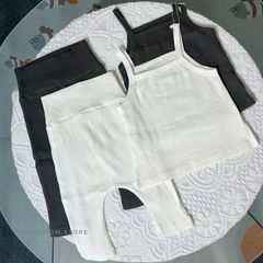 Bộ Đồ 2 Dây Baby Anna Thun Cạp Cao Cho Bé Gái Phong Cách Hàn Quốc - Thoáng Mát, An Toàn Mùa Hè 2023