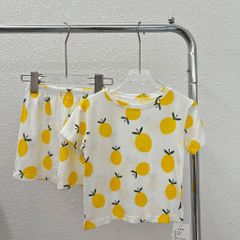 Bộ Quần Áo Cộc Tay 100% Cotton Mềm Mại Cho Bé Trai Bé Gái - Thời Trang Mùa Hè 2023 Họa Tiết Độc Đáo, Thoáng Mát