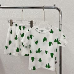 Bộ Quần Áo Cộc Tay 100% Cotton Mềm Mại Cho Bé Trai Bé Gái - Thời Trang Mùa Hè 2023 Họa Tiết Độc Đáo, Thoáng Mát
