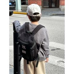 Áo Len Cardigan Nhung Thỏ Thêu Chữ Mot Amote Dáng Rộng Cho Bé - Thời Trang Thu Đông Hàn Quốc Ambbkids Size 90-150