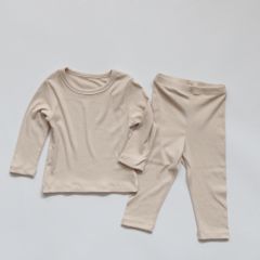 [PEEKABOO] Bộ Dài Tay Trơn Thun Tăm PeeKaBoo Quảng Châu Cao Cấp