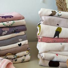 Bộ Quần Áo Ngủ Dài Tay Thu Đông Ambbkids - Chất Liệu Thun Mềm Mịn, Dễ Thương Cho Bé Trai, Bé Gái Kích Thước 80-150