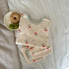Bộ Quần Áo Ngủ Dài Tay Thu Đông Ambbkids - Chất Liệu Thun Mềm Mịn, Dễ Thương Cho Bé Trai, Bé Gái Kích Thước 80-150