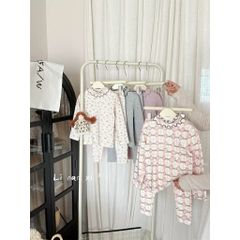 Bộ Quần Áo Dài Tay Cô Gái LINANXI - Cotton Nguyên Chất Mềm Mại, Họa Tiết Dễ Thương, Từ 2-6 Tuổi, Thời Trang Thu Đông 2025