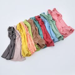 MINKYMOM 2023 Bộ Ba Lỗ Tăm Quần Dài Bo Gấu Co Dãn, Thấm Hút, Thoáng Mát Cho Bé Trai Gái - Trang Phục Hè Đáng Yêu