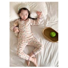 Bộ Quần Áo Dài Tay Thu Đông Cho Bé Gái - Họa Tiết Xinh Xắn, Chất Cotton Mềm Mại, Dễ Thương (Size 90-150)