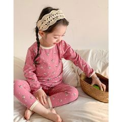 Bộ Quần Áo Dài Tay Thu Đông Cho Bé Gái - Họa Tiết Xinh Xắn, Chất Cotton Mềm Mại, Dễ Thương (Size 90-150)