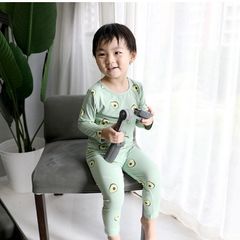 Bộ Dài Tay Chấm Bi Hoa Quả MinkyMom - Thời Trang Trẻ Em Chính Hãng Quảng Châu, Chất Liệu Thun Lạnh Mềm Mại, Siêu Cute