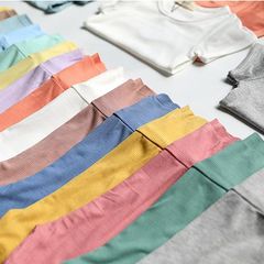 Bộ Cộc Đùi Thun Tăm Cạp Cao MinkyMom Quảng Châu Cho Bé Trai Bé Gái - Thoáng Mát, Nhiều Màu Sắc, Hè 2023