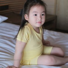 Bộ Cộc Đùi Thun Tăm Cạp Cao MinkyMom Quảng Châu Cho Bé Trai Bé Gái - Thoáng Mát, Nhiều Màu Sắc, Hè 2023