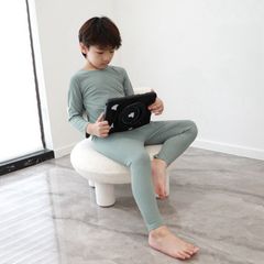 [Minkymom] Bộ Đồ Ngủ Dài Tay, Bộ Quần Áo Thun Tăm Cạp Cao MINKYMOM QUẢNG CHÂU Chống Muỗi Mặc Mùa Mưa 2025