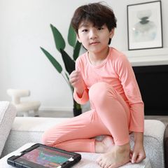 [Minkymom] Bộ Đồ Ngủ Dài Tay, Bộ Quần Áo Thun Tăm Cạp Cao MINKYMOM QUẢNG CHÂU Chống Muỗi Mặc Mùa Mưa 2025