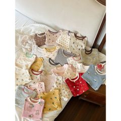 Bộ Quần Áo Ngủ Dài Tay AMBB KIDS 2024 - Đồ Ngủ Không Xương Cho Bé Trai Bé Gái, Chất Liệu Thun Thoáng Mát, Dễ Thương