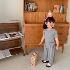 Bộ Quần Áo Thun Lạnh Tay Cộc Chống Muỗi Cho Bé Trai Gái - Thời Trang Hè 2023, Chất Cotton Mát Mẻ, Phù Hợp Với Mọi Kích Cỡ