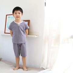Bộ Cộc Cotton Lạnh MINKYMOM 2023 - Quần Lửng Thoáng Mát Cho Bé Ngày Hè, Dành Cho Bé Đi Học, Siêu Thoải Mái, Hút Ẩm Tốt