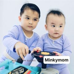 Đồ Bộ Dài Tay Thun Tăm Cao Cấp MinkyMom - Chất Liệu Cotton Mềm Mịn, Form Chuẩn Cho Bé Từ 4-23kg, An Toàn Chất Lượng Từ Quảng Châu