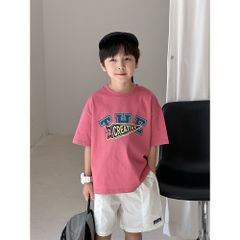 Áo Thun Hoạt Hình Dễ Thương AmbbKids Cho Bé Trai & Bé Gái - Chất Cotton Mềm Mịn, Thoáng Mát, Phong Cách Hè 2025