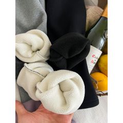 Quần Legging Bé Gái Ambbkids 2024 - Len Nhung Lót Lông Dày Dặn, Co Dãn Mềm Mại, Thời Trang Hàn Quốc Mùa Đông ấm áp