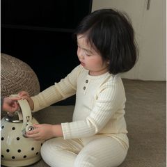 Bộ Quần Áo Dài Tay Len Tăm 320g Cao Cấp - Thời Trang Thu Đông Cho Bé Gái và Bé Trai, Phong Cách Hàn Quốc