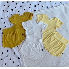 Bộ Cộc Thun Lạnh Minky Mom Cao Cấp - 16 Màu Ngọt Ngào, Thoáng Mát Cho Bé - Quần Chip Nằm Điều Hòa Thời Trang Trẻ Em