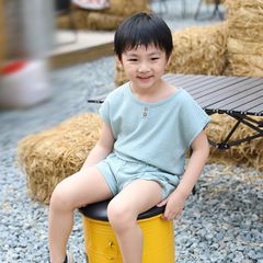 Bộ Cộc Thun Gân Có Cúc Thoáng Mát Cho Bé - Thời Trang Hàn Quốc Mới Nhất Hè 2023 - MINKYMOM 2023