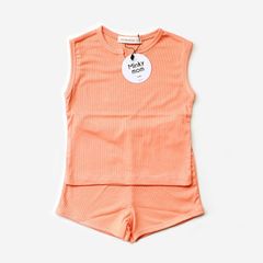 Bộ Sát Nách Thun Tăm MinkyMom Quảng Châu - Quần Áo Mùa Hè Cho Bé Trai, Bé Gái, Chất Liệu Cotton Thoáng Mát, Form Chuẩn