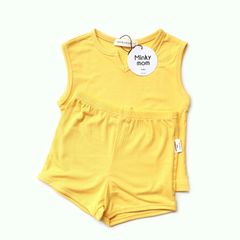Bộ Sát Nách Thun Tăm MinkyMom Quảng Châu - Quần Áo Mùa Hè Cho Bé Trai, Bé Gái, Chất Liệu Cotton Thoáng Mát, Form Chuẩn
