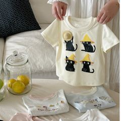 Áo Phông Bé Gái Họa Tiết Dễ Thương - Cotton Mềm Mịn, Bền Màu Cho Mùa Hè - Size 2-8 Tuổi, Thời Trang Ngọt Ngào